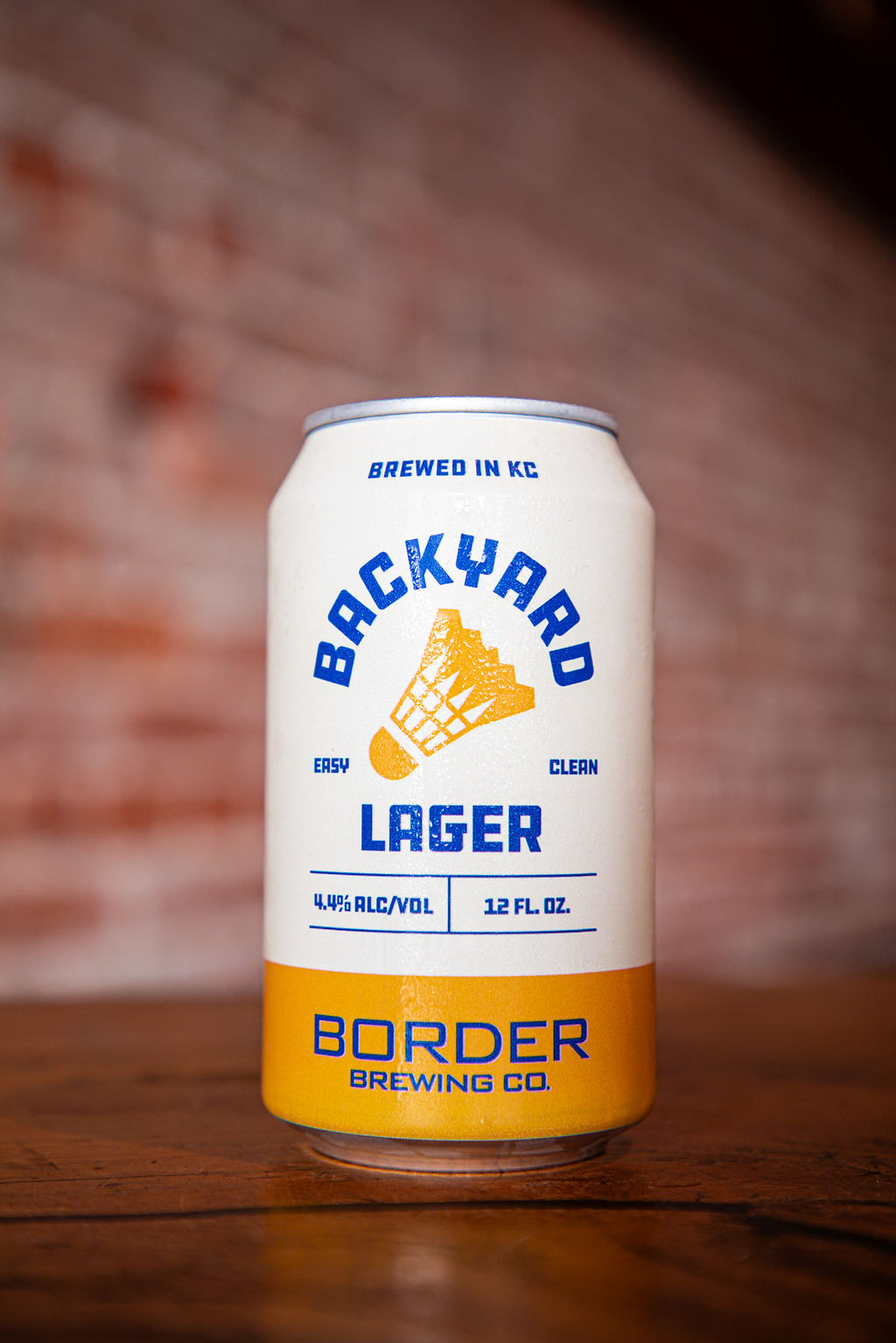 Backyard Lager product photography
