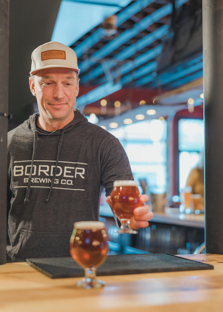 Eric Martens brings his passion for engineering and craft to every pint at Border Brewing Company.