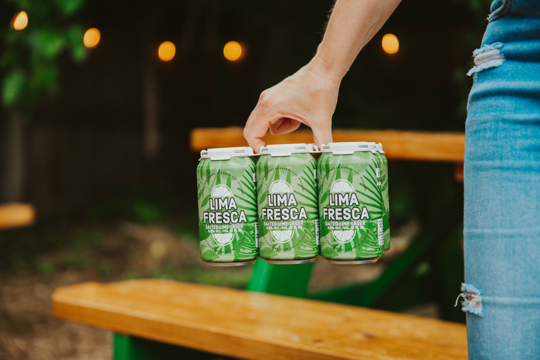 6 Pack of Lima Fresca our popular Salted-Lime Kölsch only at Border Brew in Kansas City, MO