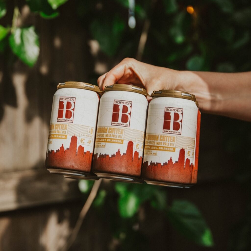 Strawberry Blonde Ale 6 Pack in the beautiful back patio in Crossroads Art District KC